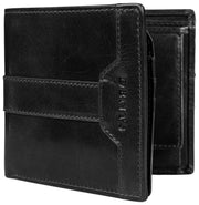 Portafoglio bifold Dents Itchen Coin - nero