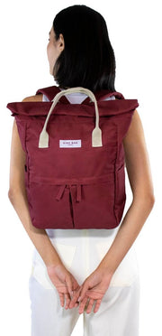 Kind Bag London Hackney Medium Backpack - Borgogna