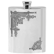 english-pewter-company-6oz-gothic-hip-flask---silver-34473184