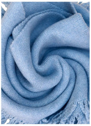 Sciarpa Cozy Emily in polvere - Blu denim