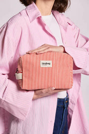 Borsa da toilette Hindbag Leon - strisce rosse