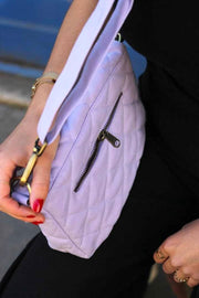 Borsa a tracolla trapuntata Hindbag Margault - Lilla