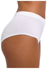 Slip a vita media senza cuciture Falke Daily - bianco