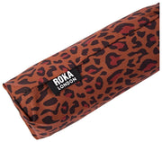 Ombrello Roka Waterloo in nylon riciclato - Mini Leopard Brown