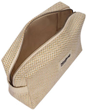 Borsa da toilette in tessuto Hindbag Leon - Beige nudo