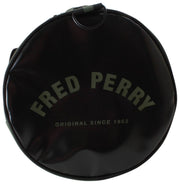 Borsa cilindrica classica Fred Perry - Corona d'alloro verde/nera