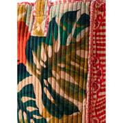 powder-exotic-leaves-luxe-velvet-quilted-tote---beigeredgreen-35503990