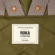 Zaino Roka Canfield B medio in nylon riciclato - Verde erba cipollina