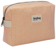 Borsa da toilette in tessuto Hindbag Leon - rosa corallo