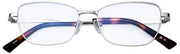 Occhiali da lettura MessyWeekend Meryl Blue Light - Trasparente/Argento
