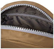 Borsa a tracolla piccola in nylon riciclato Roka Paddington - verde militare