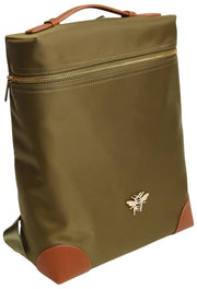 Zaino leggero Alice Wheeler London Shoreditch Primrose - verde oliva