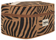 Borsa da toilette Gaspard Hindbag - Zebra Cannella Marrone