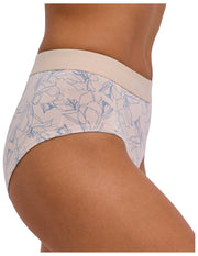 Slip a vita bassa Falke Daily Comfort Print, confezione da 2 - Beige/Blu