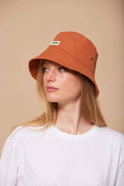 Cappello da pescatore Hindbag Bob - Arancione Siena