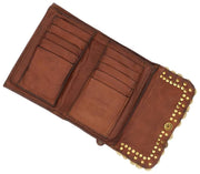Portamonete Campomaggi Felloniche Stud - Cognac Tan