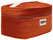 Borsa da toilette Gaspard Hindbag - Velluto mattone arancione