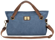 Zede Pont des Arts Cross Body Bag - Jean Blue