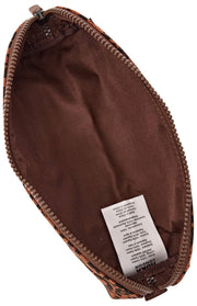 Custodia piccola in tela di cotone Roka Tate - Mini Leopard Brown