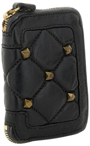 Borsa con borchie trapuntate Campomaggi Scansano - Marrone