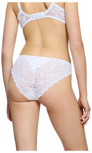 Slip Tai a gamba alta Triumph Amourette - Bianco