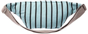 Marsupio Roka Mill Hill in tela di cotone - Striscia blu