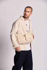 Borsa a tracolla multitasche Hindbag Emile - Juta Beige