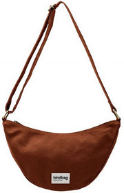 Borsa Hindbag Andrea Half Moon - Brown al cioccolato