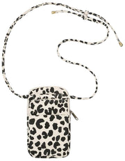 Borsa per telefono Hindbag Bill - Leopardo bianco sporco