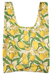 Kind Bag London Medium riutilizzabile Borsa - Lemons giallo/verde