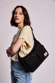 Borsa a tracolla multitasche Hindbag Emile - nera