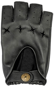 Guanti da guida in pelle Dents The Suited Racer Gripper - neri
