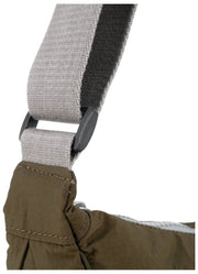 Borsa a tracolla Roka Farringdon Taslon - Marrone muschio