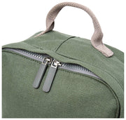 Zaino Roka Hampton piccolo in tela di cotone - verde salice