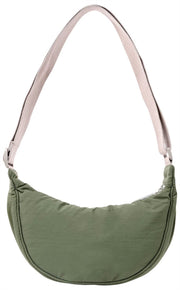 Borsa a tracolla Roka Farringdon Taslon - Verde oliva