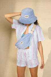 Cappello da pescatore Hindbag Bob Terry - Blu nuvola