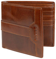 Portafoglio bifold Dents Itchen - Marrone cognac