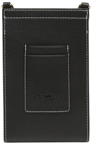 Borsa a tracolla per telefono Alice Wheeler London Sloane - Nera