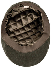 Coppola Dents Grafham in tweed a spina di pesce - Verde foresta