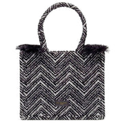 elie-beaumont-fabric-midi-tote-bag---velvet-black-chevron-34393282