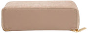 Alice Wheeler London Kensington piccola custodia da treno in pelle scamosciata - crema visone