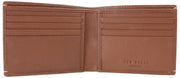 Portafoglio in pelle martellata Ted Baker Sidnny - marrone chiaro