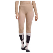 Falke Wool Technology Regular Fit 3/4 Collant - Paglia Beige