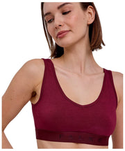 Bralette bustino in confezione da 2 Falke Daily Comfort - rosso