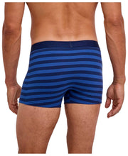 Boxer a righe Falke Daily Comfort - Blu reale