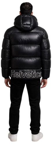 Helvetica Mountain Pioneers Piumino con cappuccio Edge - Nero