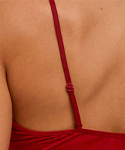 Top chemise Falke Delicate Touch - Ventimiglia Rosso