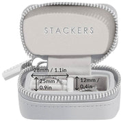 Portagioie da viaggio grande con cerniera Stackers - Grigio ghiaia