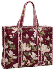 Borsa tote in velluto Serendipity Elie Beaumont - Borgogna Magnolia