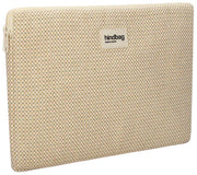 Custodia per laptop da 13 pollici Hindbag Ava Small Weave - beige nudo